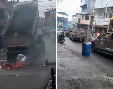 Tudo começou após o começo de um protesto na região.