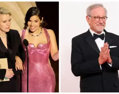 Atriz fez uma piada envolvendo o cineasta Steven Spielberg