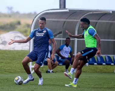 Ainda deu tempo para um trabalho técnico em campo reduzido para alguns atletas