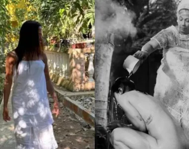 Cantora compartilhou imagens para promover o clipe da música "Aceita"