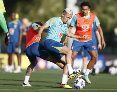 Primeiro treino da Seleção Brasileira