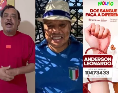Anderson Leonardo teve uma piora em seu quadro de saúde na última segunda-feira