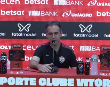 Léo Condé disse que o gramado do Barradão está bom e bem cuidado