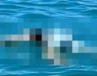 Corpo foi encontrado no mar