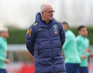 Dorival Júnior em seu primeiro treino pela Seleção Brasileira