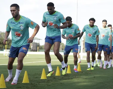 Treino da Seleção Brasileira em Orlando, nos Estados Unidos