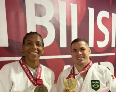 Medalhista olímpica, a carioca garantiu o primeiro pódio no ano, e o paulista o segundo dele neste mês