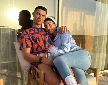 Cristiano Ronaldo e sua esposa Georgina Rodríguez