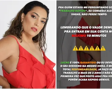 Camila Moura teve seu perfil no Instagram hackeado