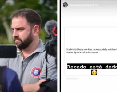 Luís Claudio mandou recado para quem anda acessando suas redes sociais