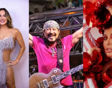 Claudia Leitte. Bell Marques e Alinne Rosa