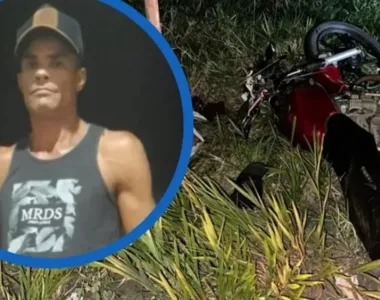 Motociclista morreu no local do acidente