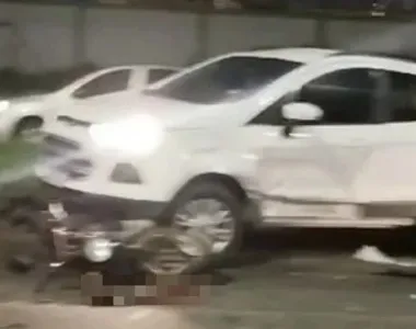 Carro envolvido no acidente