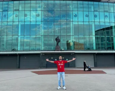Bruno Cintra Martins,18 anos, que representou o Manchester United no torneio