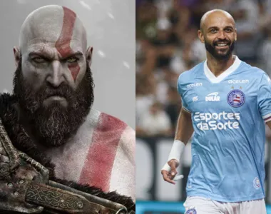 Thaciano é apelidado de Kratos tricolor pela torcida