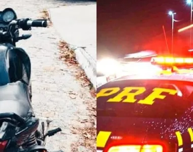 O piloto afirmou que não sabia que a moto havia sido furtada