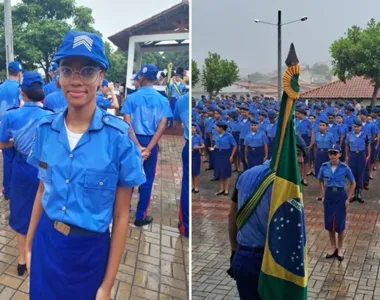 Flávia estuda há dois anos no CPM Jequié.