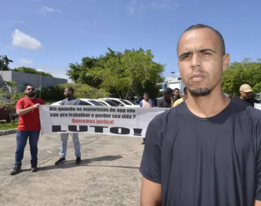 Abraão Dorea, líder do movimento dos motoristas por aplicativo