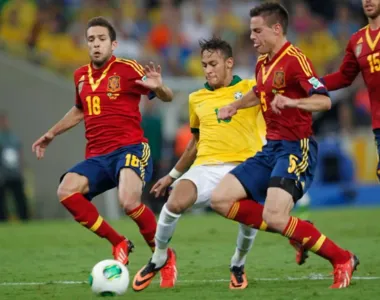 Brasil venceu Espanha no último confronto por seleções principais