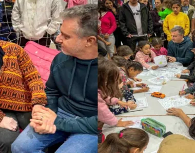 Luciano Huck visita Canoas, no Rio Grande do Sul