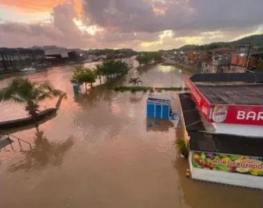 Localidade virou um rio