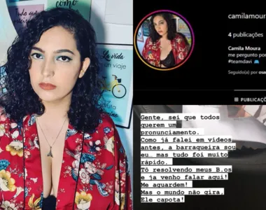 Camila Moura anunciou fim do relacionamento com Lucas no Instagram