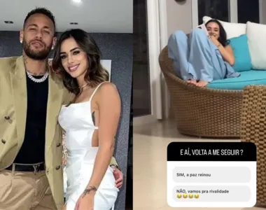 O jogador pediu a ex-namorada para voltar a segui-lo no Instagram