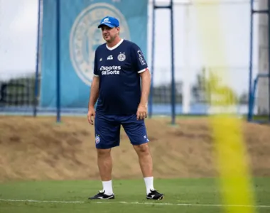 Rogério Ceni em treino do Bahia no CT Evaristo de Macedo