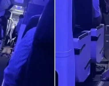 Passageiros acharam que episódio se tratava de um ataque à aeronave