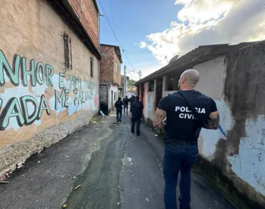 Policiais estão em ação no Subúrbio Ferroviário