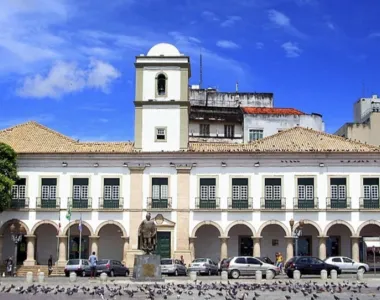 Câmara Municipal de Salvador na Praça Thomé de Souza, no Centro