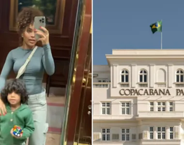 Sthe Matos está descansando no Rio de Janeiro ao lado do filho Apolo