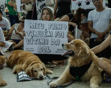 Protesto no Aeroporto Internacional de Salvador