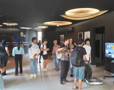 Planetário foi aberto ao público com duas sessões