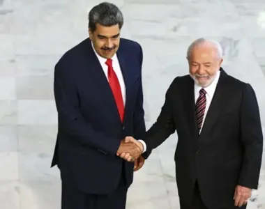 Maduro e Lula durante evento
