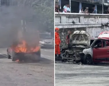 O incêndio aconteceu nesta quarta-feira (28)