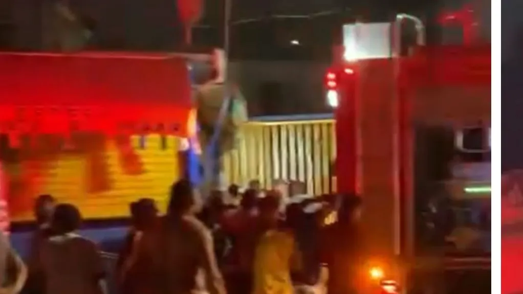 Incêndio aconteceu neste sábado (13)