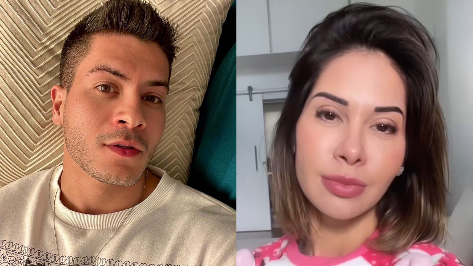 Arthur Aguiar responde críticas de Maíra Cardi sobre educação da filha Sophia