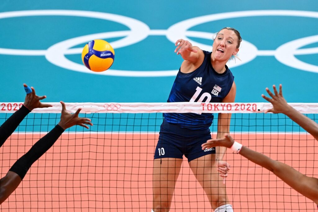 Jordan Larson, vice-campeã olímpica pelos Estados Unidos