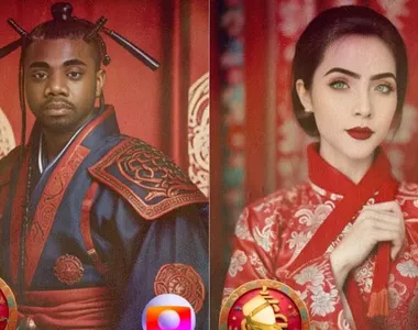 Novela pé de chinesa, com Davi Brito e Jade Picon