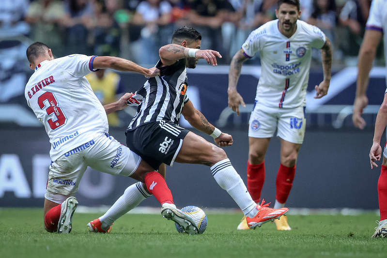 Atlético-MG x Bahia, no primeiro turno do Brasileirão 2024