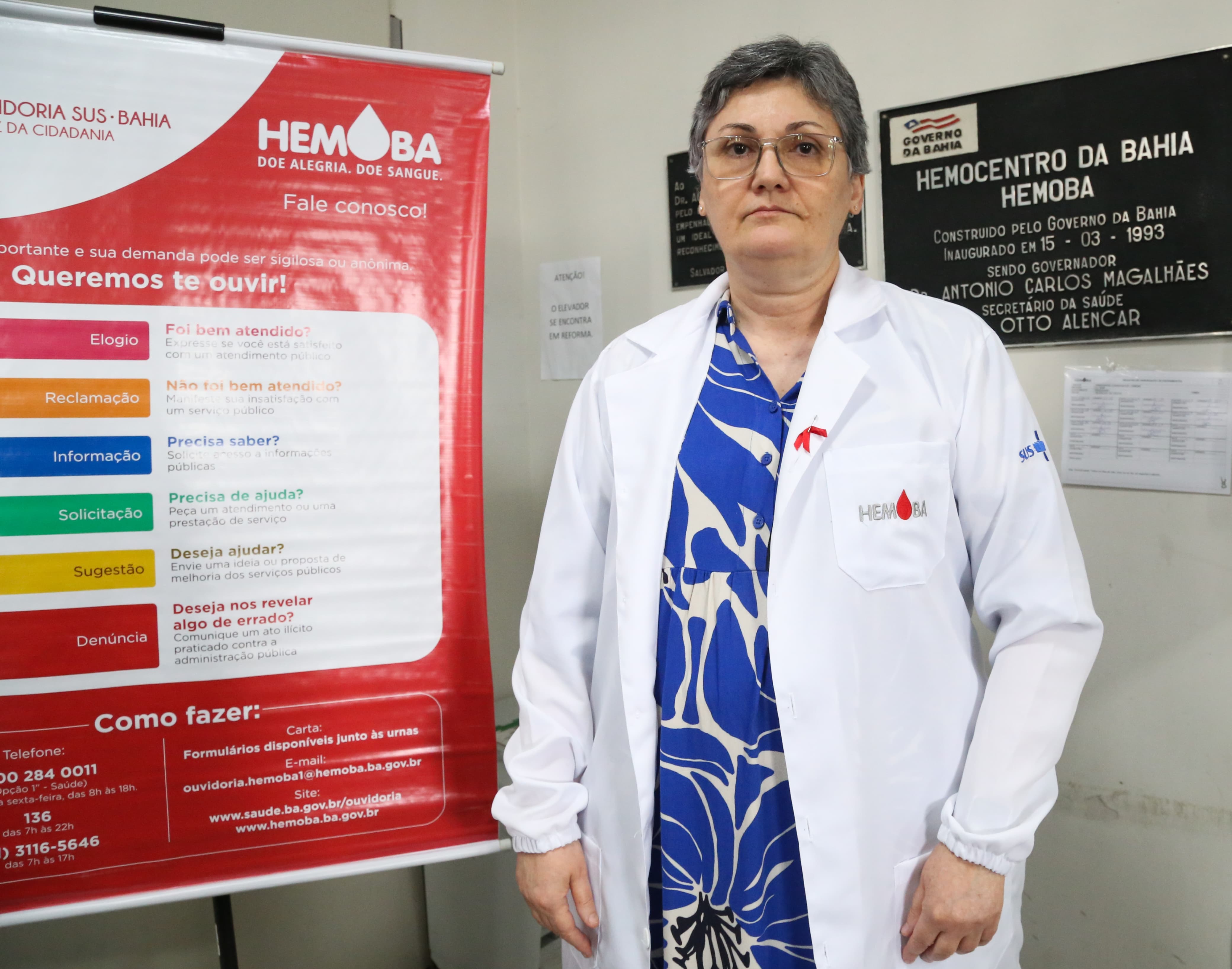 Médica Rivânia Andrade, diretora de Hemoterapia