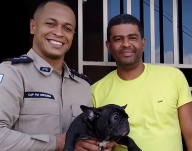 O cachorrinho foi resgatado e devolvido ao legítimo dono