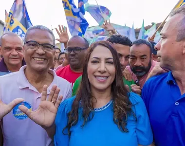 Candidata está com moral nas pesquisas