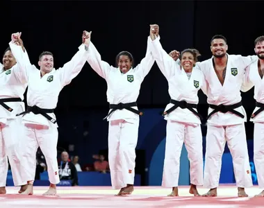 Equipe de judô brasileira conquista medalha