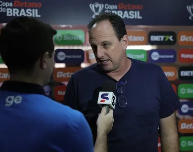 Rogério Ceni em entrevista pré-jogo