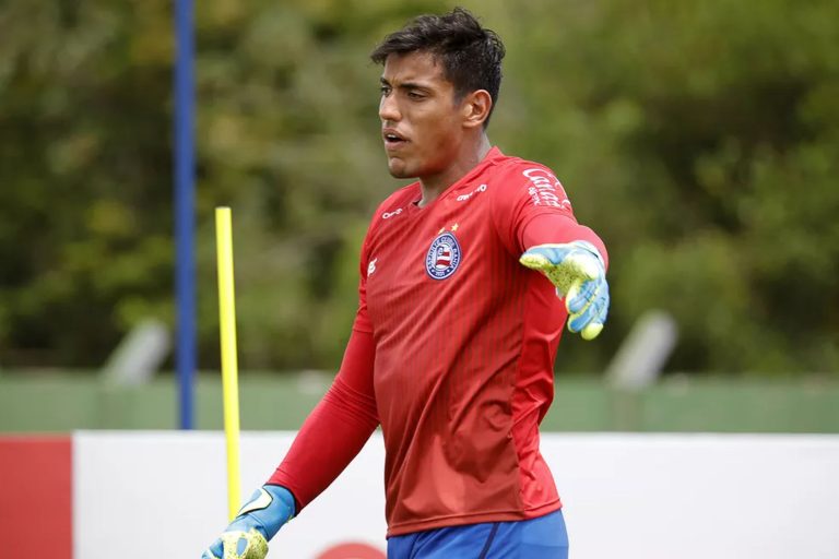 O goleiro chegou no Bahia em 2018