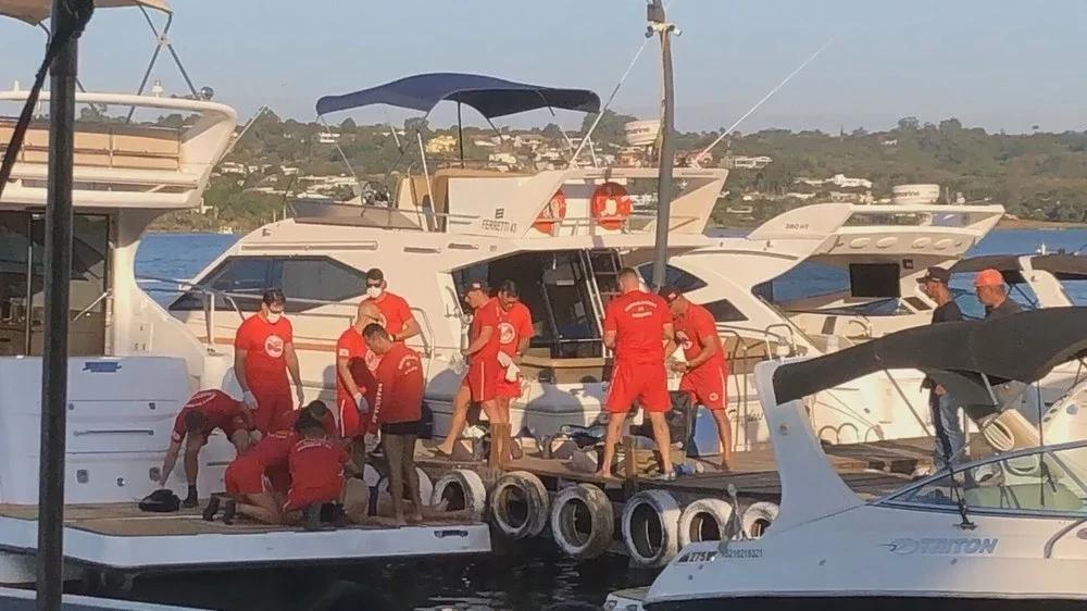 Corpo de Bombeiros fez o trabalho de reanimação