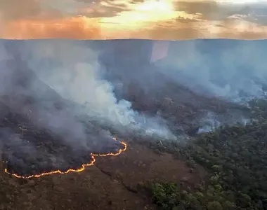 Parte do incêndio