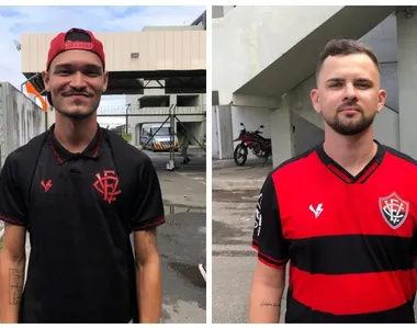 Ícaro Análises e Yuri Figueiro, influenciadores e torcedores do Vitória